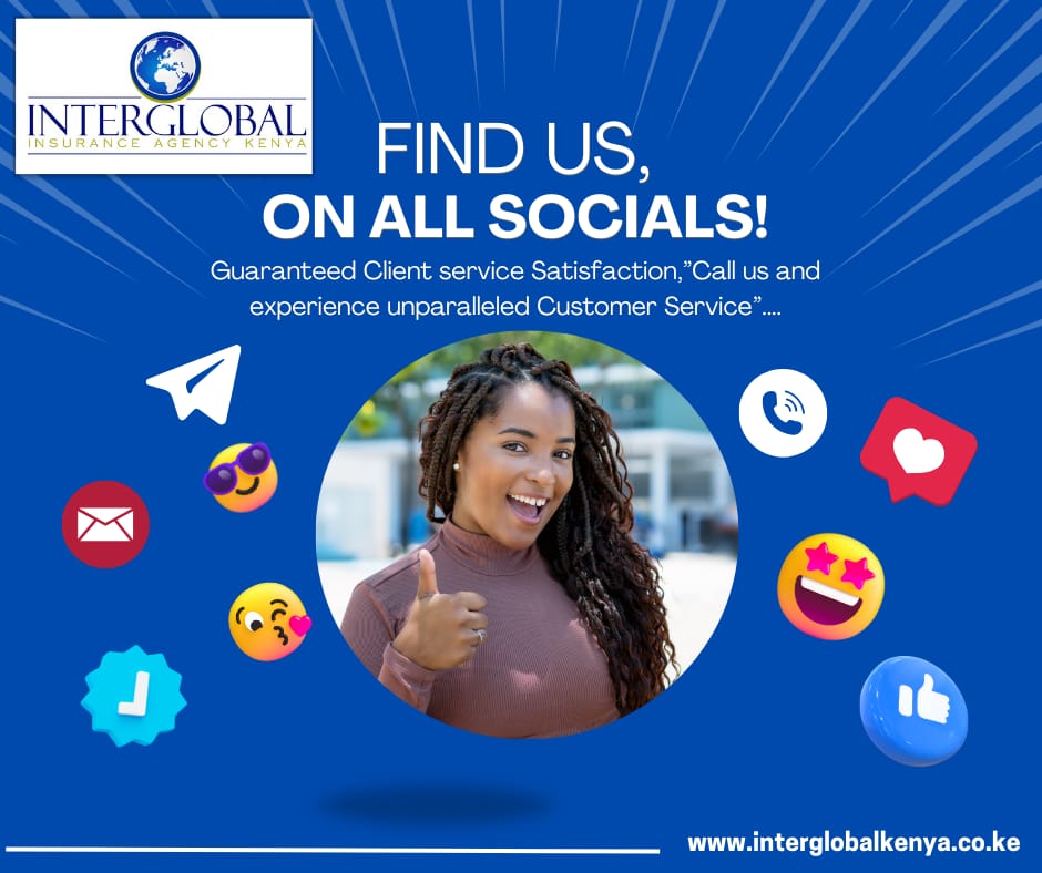 InterglobalK's tweet photo. @Ben_Kavuli #FreeMumbiSeraki 
Call us today for all your insurance needs.....
info@interglobalkenya.co.ke https://t.co/gG2hliGBlz