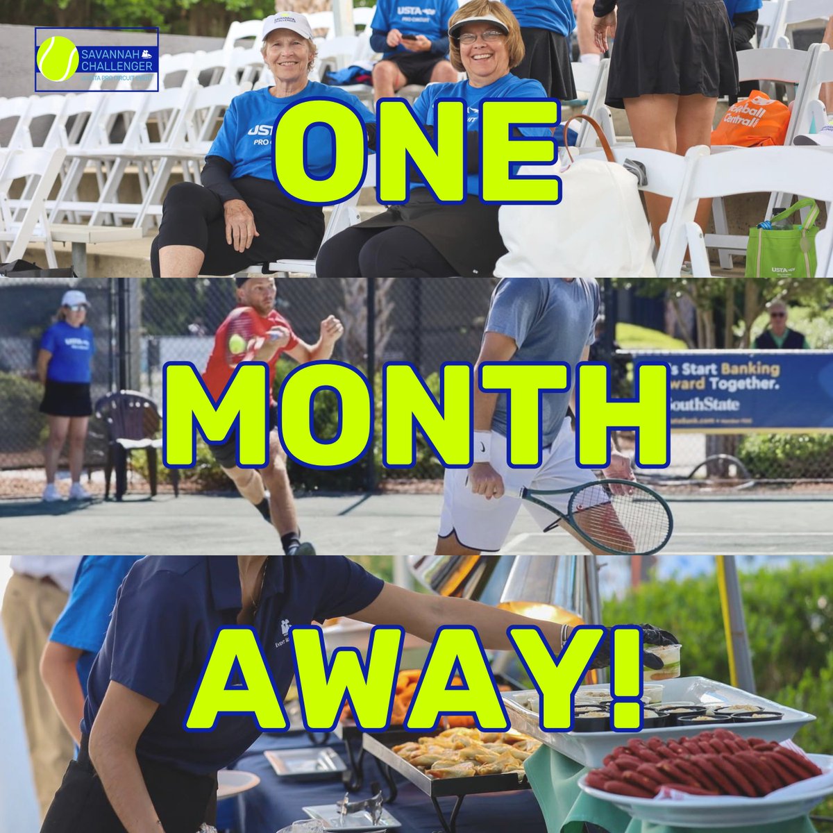 We’re officially ONE MONTH AWAY from the 2025 #SavChallenger! 🎾 Get ready to watch world-class players compete April 21-27 at The Landings Golf &amp; Athletic Club right here in Savannah.

Secure your spot now: savannahchallenger.com/tickets