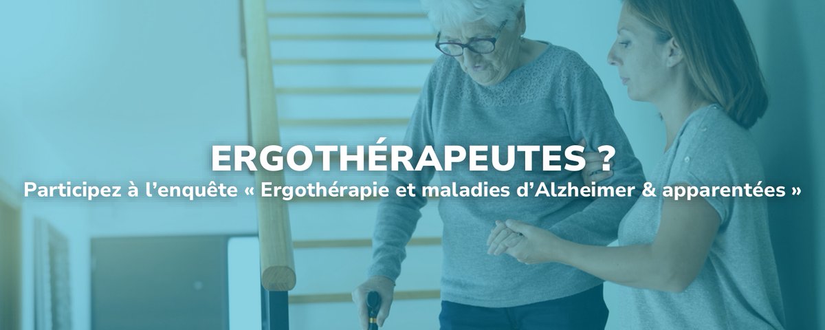 Fondation Médéric Alzheimer (@fondationmedalz) on Twitter photo 📢 𝗘𝗿𝗴𝗼𝘁𝗵𝗲𝗿𝗮𝗽𝗲𝘂𝘁𝗲𝘀 ❓
La <a href="/FondationMedAlz/">Fondation Médéric Alzheimer</a>, l’Association Nationale Française des Ergothérapeutes & l’Association Française des Ergothérapeutes en Gériatrie lancent une enquête sur l’accompagnement des personnes vivant avec la maladie d’Alzheimer/maladie apparentée. 📢 𝗘𝗿𝗴𝗼𝘁𝗵𝗲𝗿𝗮𝗽𝗲𝘂𝘁𝗲𝘀 ❓
La <a href="/FondationMedAlz/">Fondation Médéric Alzheimer</a>, l’Association Nationale Française des Ergothérapeutes & l’Association Française des Ergothérapeutes en Gériatrie lancent une enquête sur l’accompagnement des personnes vivant avec la maladie d’Alzheimer/maladie apparentée.