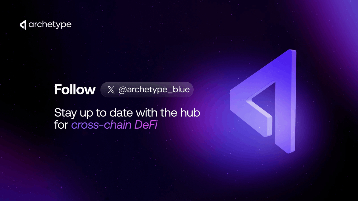 KyanExchange's tweet photo. On @archetype_blue you get:

• 0% fees on swaps
• Cross chain swaps
• A hassle free way to hedge your portfolio (Protection)
• Protection on swaps
• Powered by Smart Accounts, which you can make with social signups like Discord or Google

And more! https://t.co/BNlqvQ6Lqg