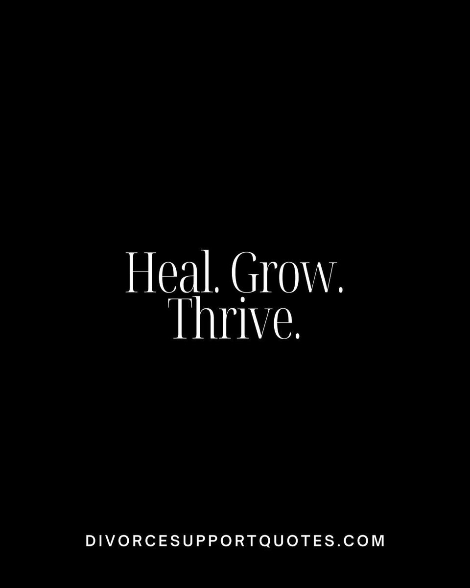Healing, growing, and thriving after a divorce is a journey of rediscovery and empowerment. Embrace each step with an open heart, knowing that every day is a new opportunity to rebuild your happiness. You've got this! 🌱💪 #HealGrowThrive #NewBeginnings