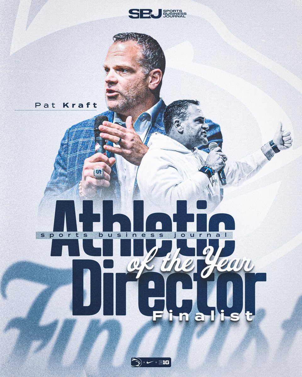 Best of the Best 🦁

Dr. Patrick Kraft has been named a finalist for the Sports Business Journal Athletic Director of the Year award!

#WeAre | gopsu.us/3DDkStX