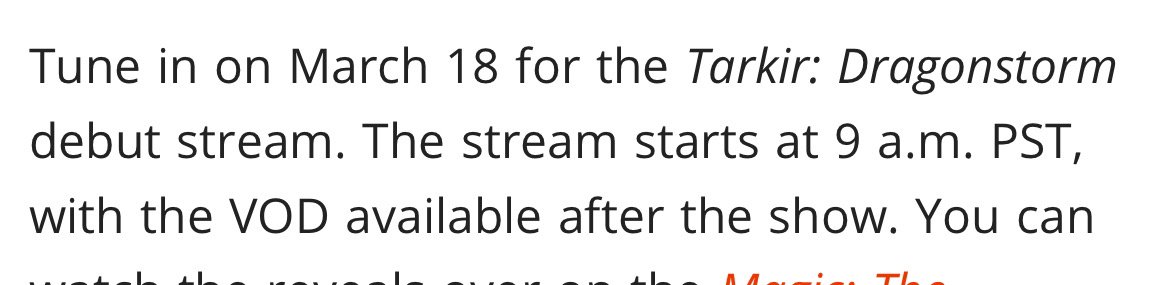 When <a href="/wizards_magic/">Magic: The Gathering</a> tells us we get spoilers at 9am and they ain't even on. <a href="/blakepr/">Blake Rasmussen</a> what's going on bro? ur the PR guy.