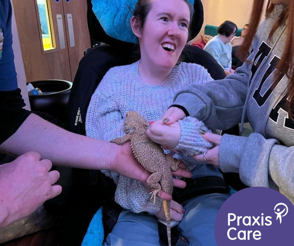 praxiscare's tweet image. Donna-Maria from Templemore Supported Living had a wonderful time meeting and petting a variety of small animals during their visit. 💕🐇

@WesternHSCTrust 

#AnimalLovers
#NewFriends
#PetTherapy
#MakingMemories 
#FunDay
#SupportedLiving