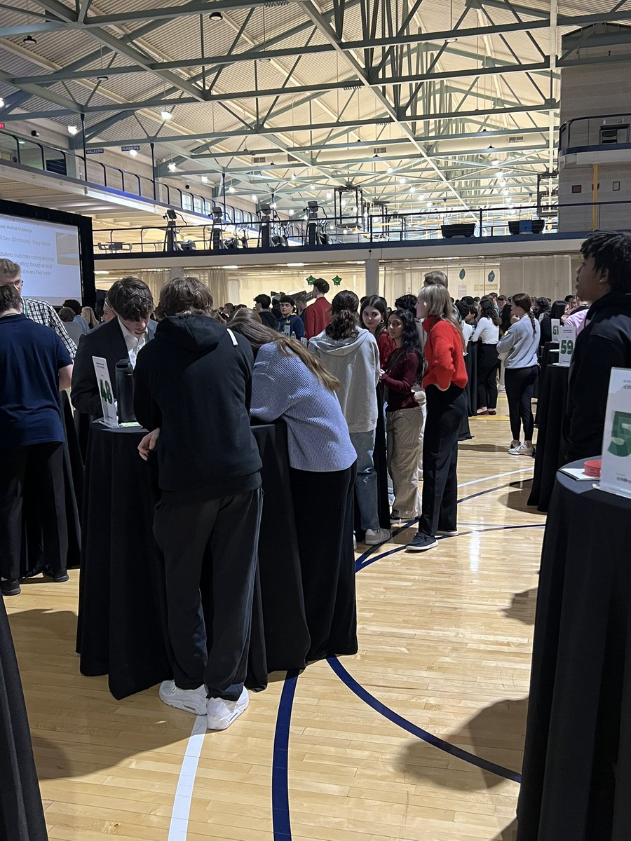 We are underway at the Junior Achievement Stock Market Challenge!