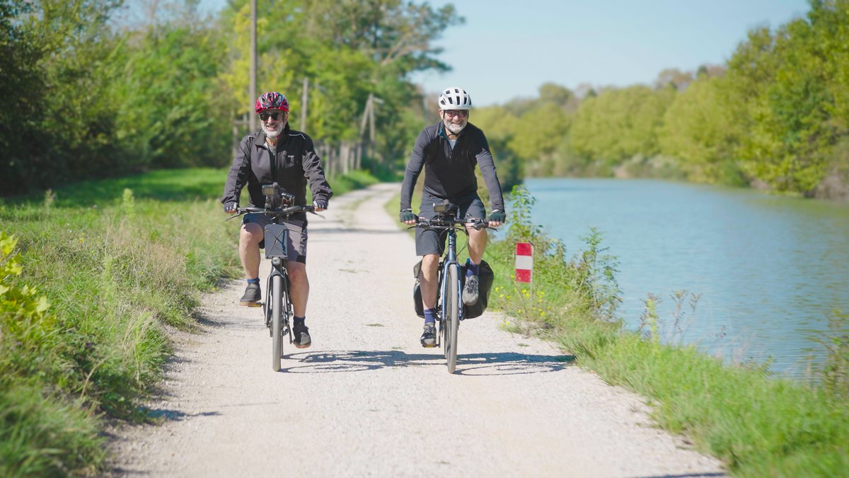 Best pals David Baddiel and Hugh Dennis pedal through France's luscious landscape – getting up to mischief and having a good old chat along the way. Series available to watch on <a href="/Channel4/">Channel 4</a>. 

Production Company: Strawberry Blond Productions
Picture &amp; Sound Post: <a href="/BGPostTeam/">Blazing Griffin Post</a>