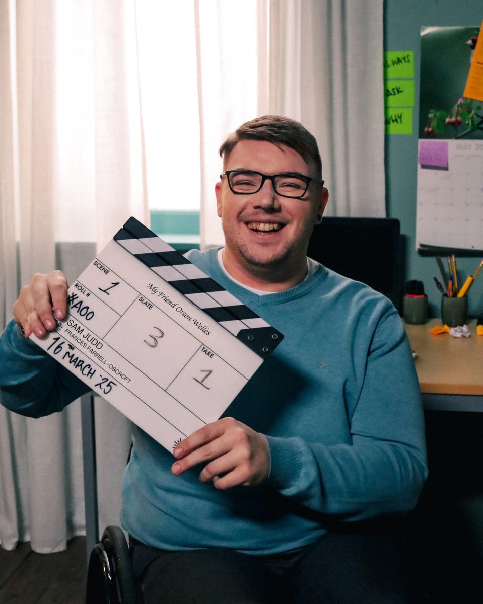 Sneak peak at the behind the scenes of filming for My Friend Orson Welles  👀🔥

Real pleasure to be part of bringing this amazing script to Life! 

Can’t wait to show everyone what we are creating!! 😍