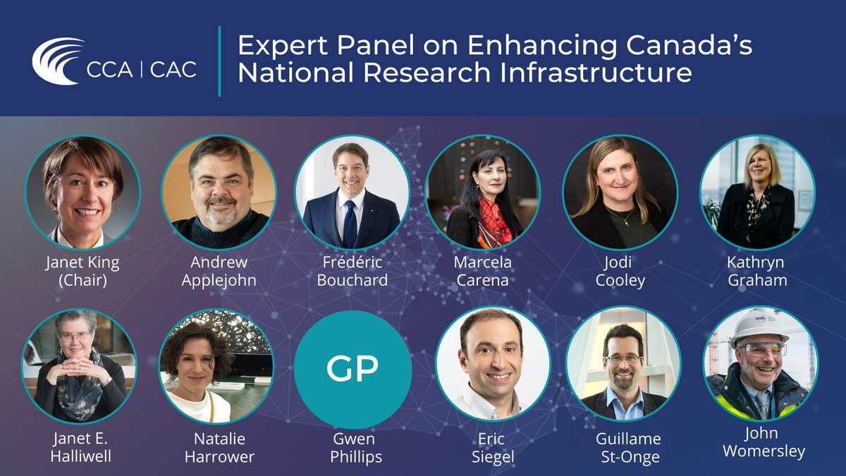 CCA appoints expert panel on enhancing national research infrastructure cca-reports.ca/expert-panel-n…