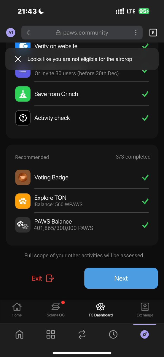 RuffZammy25422's tweet photo. @PawsUp_Power You people are scammers because I don’t understand why you will tell me am a bot after buying badges and doing ton transactions, have over 500wpaws over 400k, did all eligibility tasks, but you guys said am a bot, till now nothing has been done still saying am a bot
@PawsGotlabs https://t.co/BjW78Vpaoj