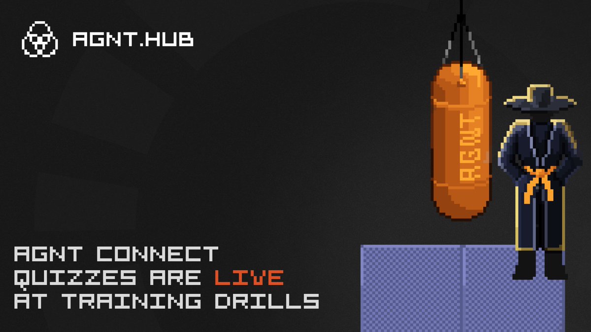 Alright, X Gurus – QUIZ TIME ❗

No more guessing, no more “I think I got it.”

Jump into the new AGNT Connect Training Drill, test your knowledge, and yeah – stack even more AGNT Points while you’re at it.

Degen brain or giga-brain? Only one way to find out.

Get in 👇
