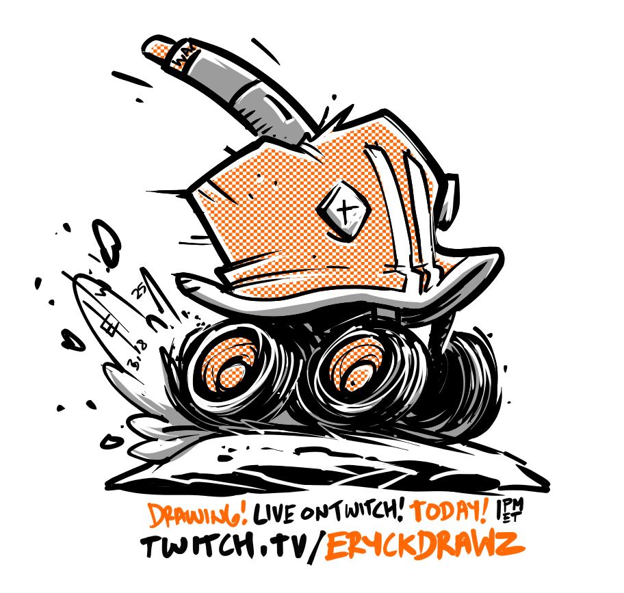 EryckWebb's tweet photo. Drawing requests and commission progress live on Twitch 1pm today!
twitch dot tv slash eryckdrawz
see you there!
#hat #stylus #pen #buckethat #truck #drive #drawfast #drawing #doodle #sketch #really #its true #truestory https://t.co/tHRIcr3DLB