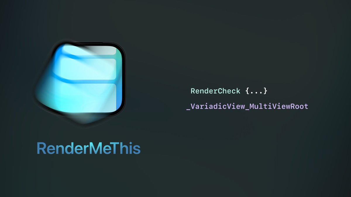 AetherAurelia's tweet photo. small but neat update – RenderMeThis’ wrapper is now backported to older iOS/macOS versions

https://t.co/kwgYSp7QPb https://t.co/xb1rMnBVuS