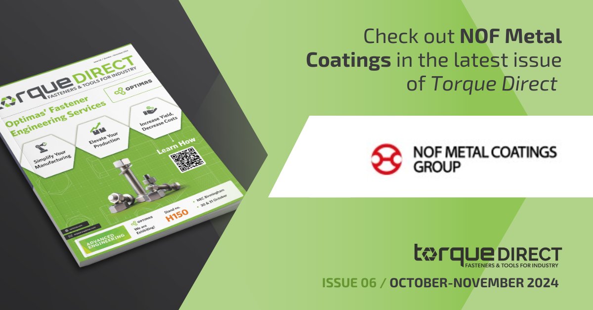 🌿 NOF Metal Coatings introduces a PFAS-free topcoat range, aligning with eco-conscious customer demands and anticipating future regulations in the industry. 

Read more in Torque Direct's latest issue here - loom.ly/EE-u7kI

#Sustainability #EcoInnovation #Coatings