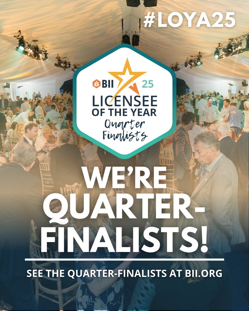 Exciting new today! Our landlords <a href="/LaraInCornwall/">Lara Trubshaw</a> and Tom Trubshaw have reached the final of the <a href="/BIIandBIIAB/">The BII</a> Licensee of the Year awards!

🙌 🍺