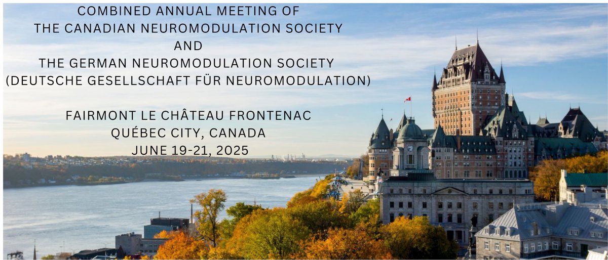 CanNeuromod's tweet image. Registration is open for our annual meeting this June 2025! Early bird and abstract deadline is May 15.
neuromodulation.ca/meeting-regist…