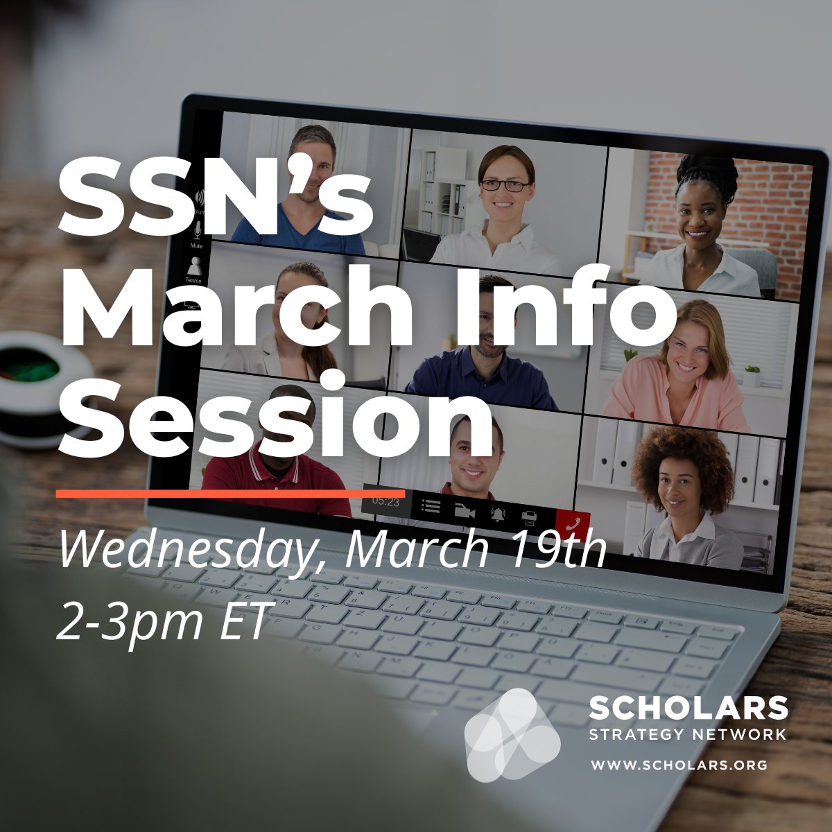 Interested in joining SSN and/or becoming a member of our chapter? Join this Info Session TODAY to learn about our mission and explore the value of membership. We'll also discuss how you can write policy or media work!

🗓️March 19, 1-2 PM CDT
🔗 Register: scholars.my.salesforce-sites.com/event/home/ssn…