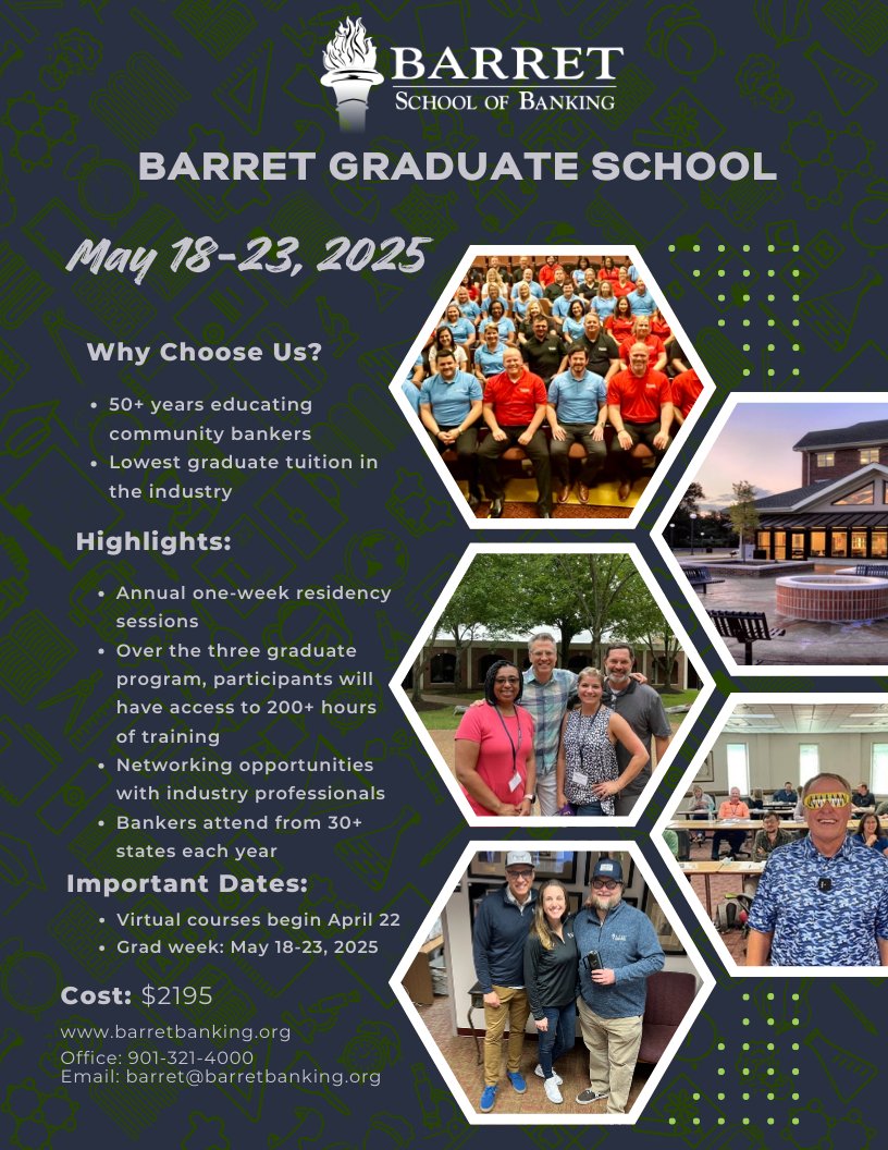 FOMO?!?! Don't miss this opportunity, we are almost sold out! More info: barretbanking.org/landings/gradu…