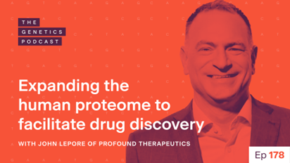 Listen to our CEO, John Lepore, on @SanoGenetics' #TheGeneticsPodcast with <a href="/patrick_j_short/">Patrick Short</a> to learn more about ProFound’s strategy for identifying the most promising drug or drug targets from the #ExpandedProteome. 🎧 bit.ly/3Y06y5s
