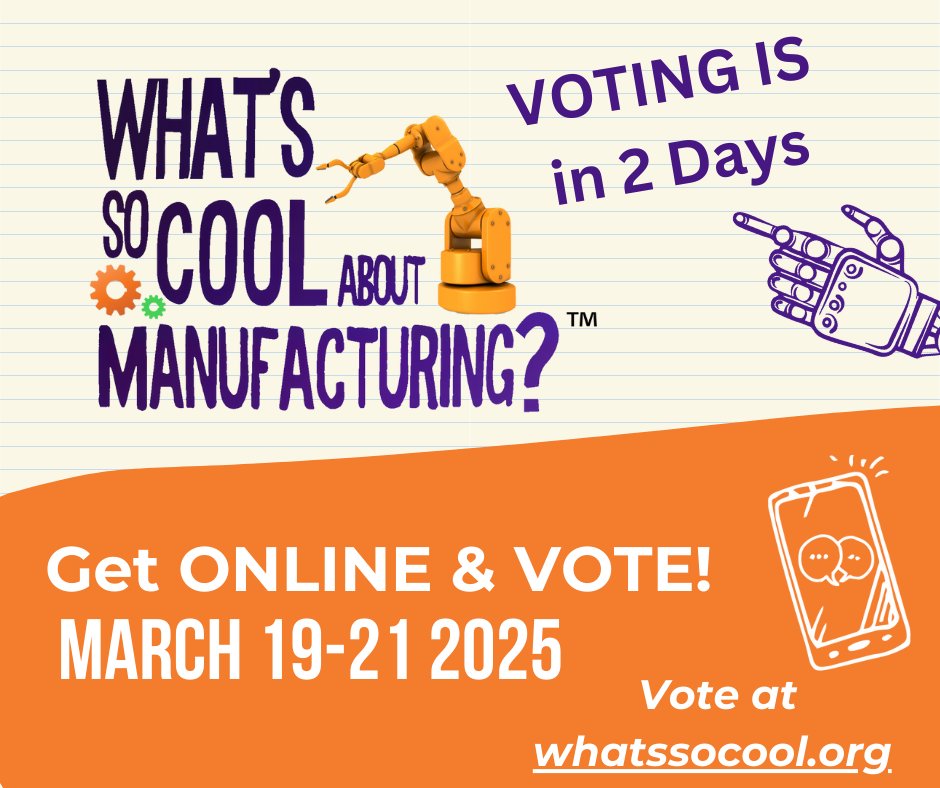 GET READY TO VOTE #WSCMBKSCH Just two days away.