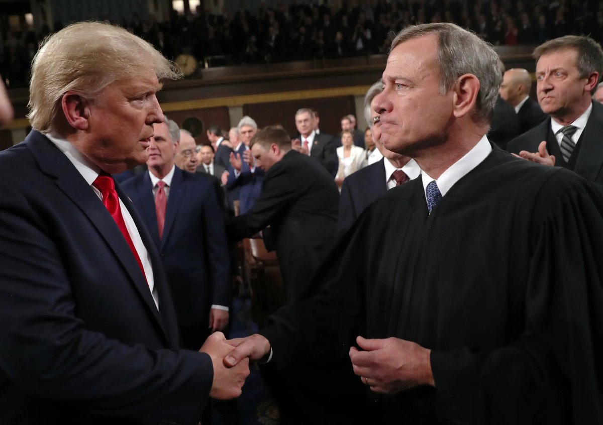 BREAKING: Chief Justice Roberts rebukes Trump for his call to impeach judges who rule against him:

“For more than two centuries, it has been established that impeachment is not an appropriate response to disagreement concerning a judicial decision. The normal appellate review