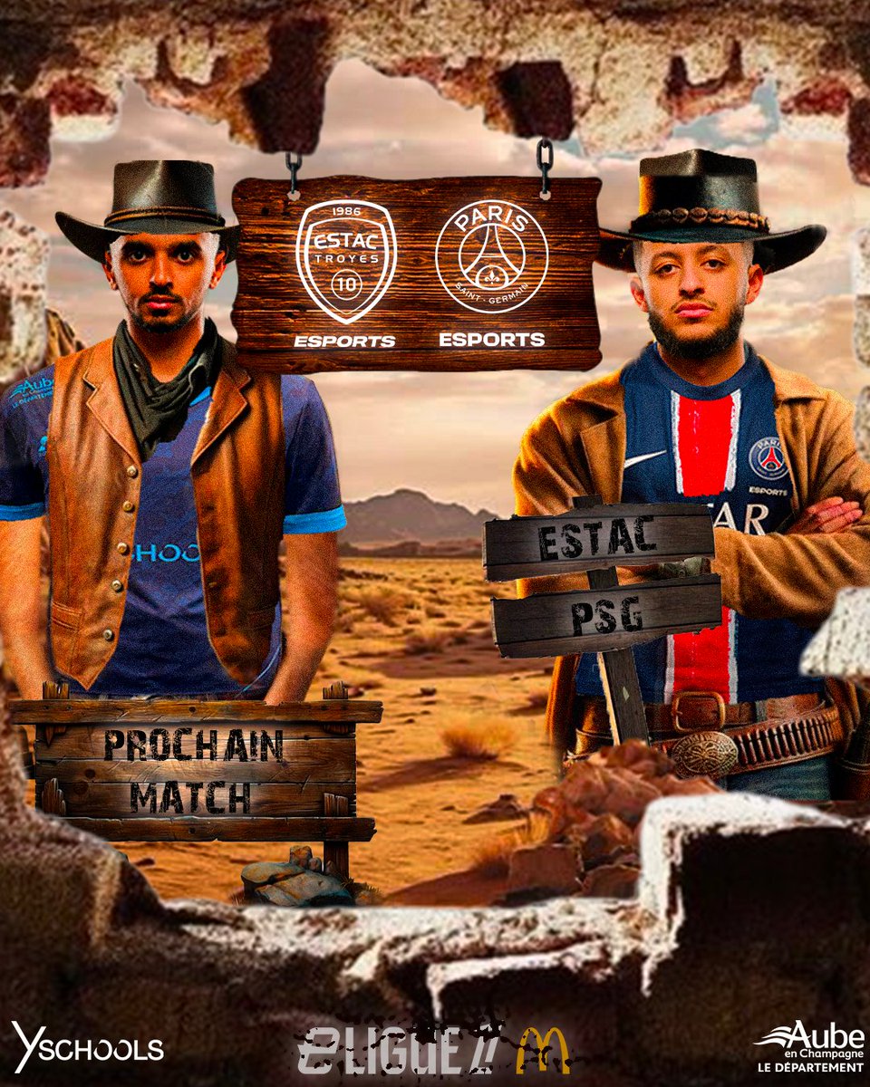 ESTAC Esports (@estac_esports) on Twitter photo ๐๐ง๐ค๐๐๐๐๐ฃ ๐ข๐๐ฉ๐๐ ๐ฎ
Aprรจs la dรฉfaite de la derniรจre journรฉe, nos joueurs auront ร cลur de rรฉagir et de se relancer face au <a href="/PSGeSports/">PSG Esports</a> ๐ ๏ธ
๐
Jeudi 20 mars
๐ 20h00
๐ @psgesports
#TeamESTAC #eligue1mcdonalds ๐ตโช๏ธ ๐๐ง๐ค๐๐๐๐๐ฃ ๐ข๐๐ฉ๐๐ ๐ฎ
Aprรจs la dรฉfaite de la derniรจre journรฉe, nos joueurs auront ร cลur de rรฉagir et de se relancer face au <a href="/PSGeSports/">PSG Esports</a> ๐ ๏ธ
๐
Jeudi 20 mars
๐ 20h00
๐ @psgesports
#TeamESTAC #eligue1mcdonalds ๐ตโช๏ธ