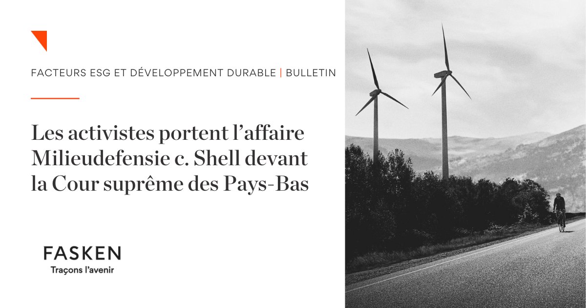 Milieudefensie c. Shell démontre la responsabilité des entreprises dans les #changementsclimatiques. La Cour de La Haye a reconnu une obligation d’atténuation, mais n’a pas fixé d’objectif de réduction pour Shell. ow.ly/wXlf50Vk1rj