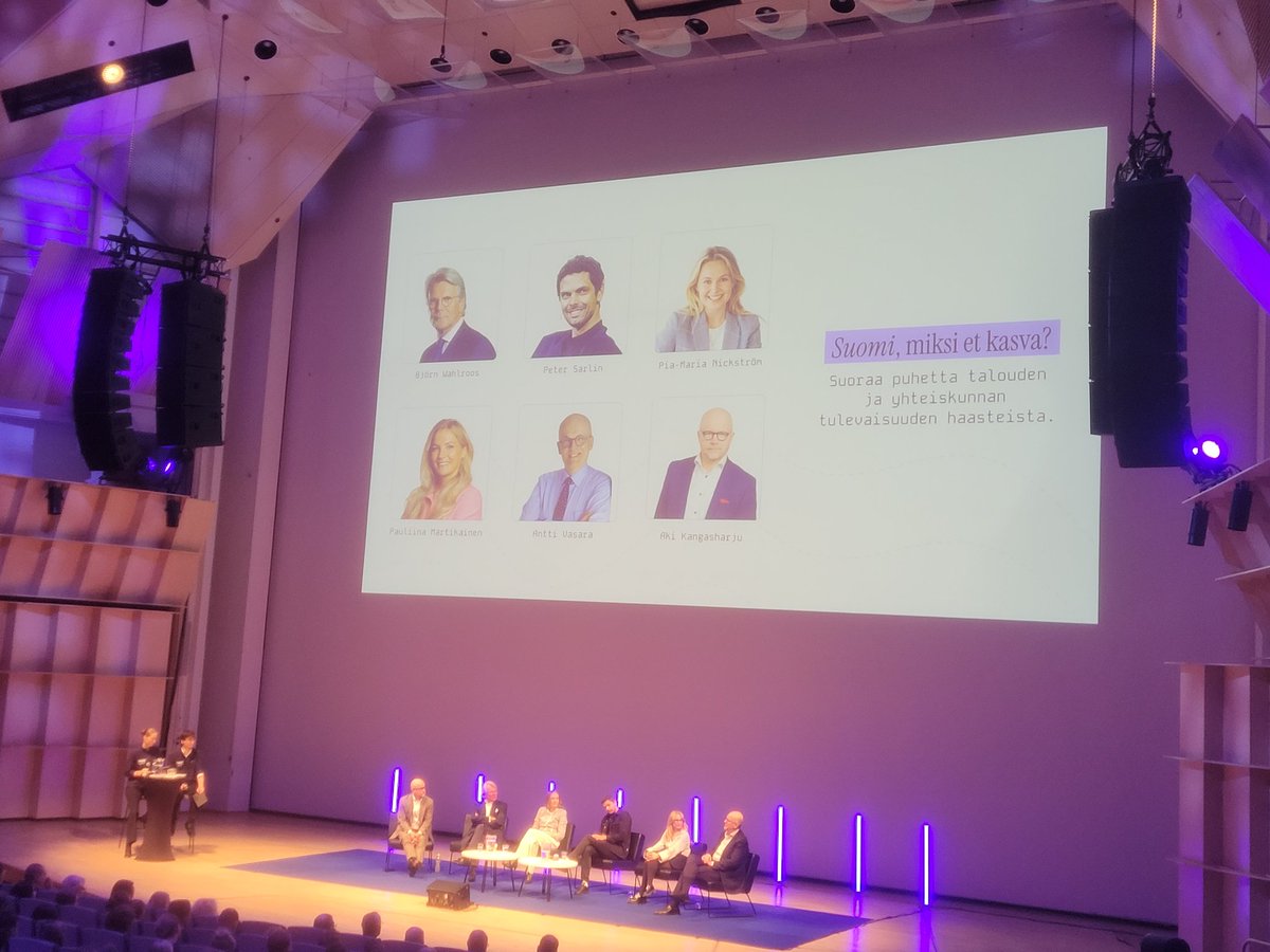 Full house looking for resolute fortitude and ambition, Suomi miksi et kasva? #Startup #Growth #Entrepreneurship @ Tampere-talo