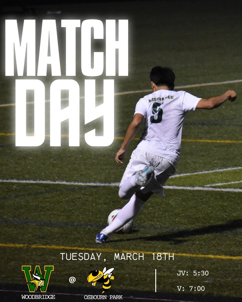 MATCH DAY 🚨 

Season Opener!
The boys play away vs OP
Come out and support your Vikings! 

VAMOS Vikings! 
#vikingsoccer 

⚽️ Woodbridge Vikings⠀
🆚 <a href="/opsoccer212/">ophs boys varsity soccer</a> 
📆 3.18.2025
🕔 JV at 5:30; Varsity at 7:00 PM
🏆 Non Conference 
🎯Osbourn Park HS