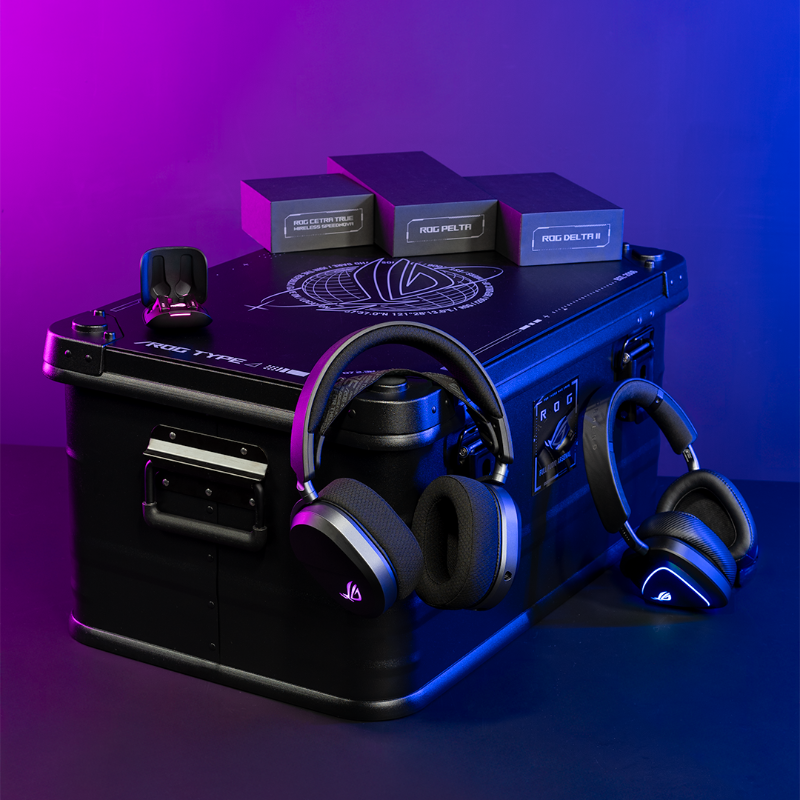 ASUS_ROG_FR's tweet photo. L'Arsenal Audio Complet, c'est une beauté exceptionnelle avec le ROG Pelta, le ROG Delta II et le ROG Cetra True Wireless SpeedNova 👌
Et tu peux le gagner à notre concours 👀
#TheFullAudioArsenal
