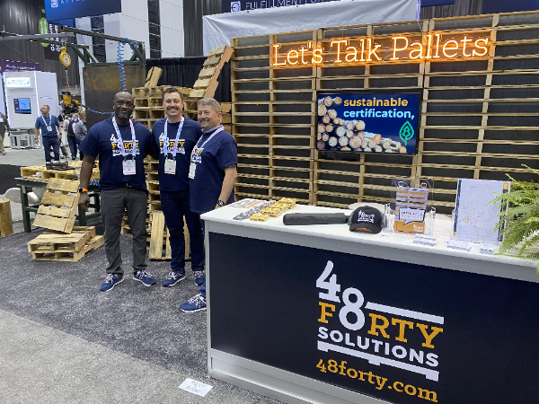 Day 2 at #ProMat2025! Stop by and meet our new team at booth #E11227. We're excited to greet everyone and talk pallets!