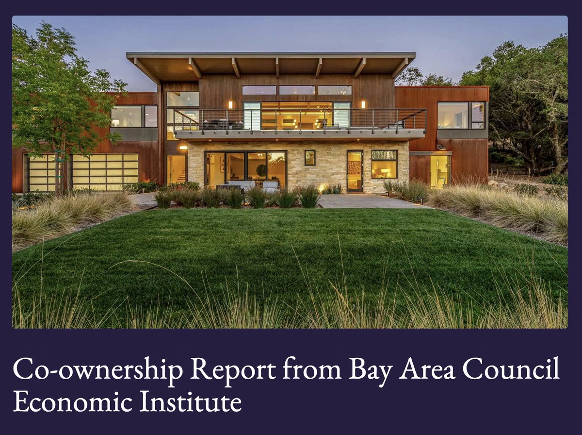 Pacaso (@pacasohomes) on Twitter photo A new report from trusted think tank <a href="/BayAreaEconomy/">Bay Area Council Economic Institute</a> highlights how co-ownership models like Pacaso reduce financial barriers to homeownership and contribute to local economies while also reducing strain on the housing market.
Learn about their findings and policy A new report from trusted think tank <a href="/BayAreaEconomy/">Bay Area Council Economic Institute</a> highlights how co-ownership models like Pacaso reduce financial barriers to homeownership and contribute to local economies while also reducing strain on the housing market.
Learn about their findings and policy