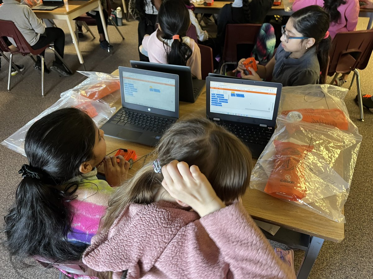 Matt Johnston (@mrj_tdsb) on Twitter photo Our <a href="/SchoolFleming/">Fleming P.S.</a> student run coding club has begun. Ss are coding and programming their <a href="/MeetEdison/">Meet Edison</a> robot. Thanks to Me. Carrillo and Ms. Leong for supervising. Check out their slideshow and challenge: docs.google.com/presentation/d…
<a href="/tdsb/">Toronto District School Board</a> <a href="/TDSB_STEM/">TDSB STEM K-12</a> Our <a href="/SchoolFleming/">Fleming P.S.</a> student run coding club has begun. Ss are coding and programming their <a href="/MeetEdison/">Meet Edison</a> robot. Thanks to Me. Carrillo and Ms. Leong for supervising. Check out their slideshow and challenge: docs.google.com/presentation/d…
<a href="/tdsb/">Toronto District School Board</a> <a href="/TDSB_STEM/">TDSB STEM K-12</a>