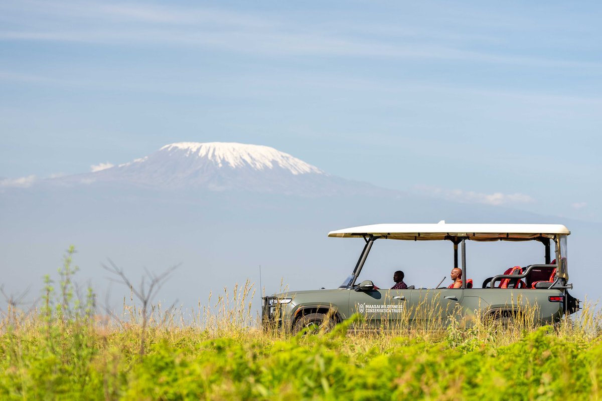 Experience the wild in silence and sustainability with our all-electric Rivian R1T safari vehicle at Campi ya Kanzi and Chyulu Lodge. Embark on an eco-friendly adventure, seamlessly blending luxury and conservation. This is the future of conservation-driven safaris! #campiyakanzi
