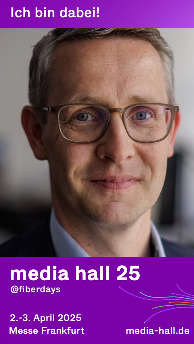Im April geht es für mich wieder zu den #FiberDays25 des #BREKOverband nach #Frankfurt – vielen Dank für die erneute Einladung als Panelist! 🙏

Das Panel:
WoWi TV – Chancen und Nutzen von TV für die Immobilienbranche

📅 3. April 2025
📍Messe Frankfurt
⏰ 11:00 Uhr

Freue mich!
