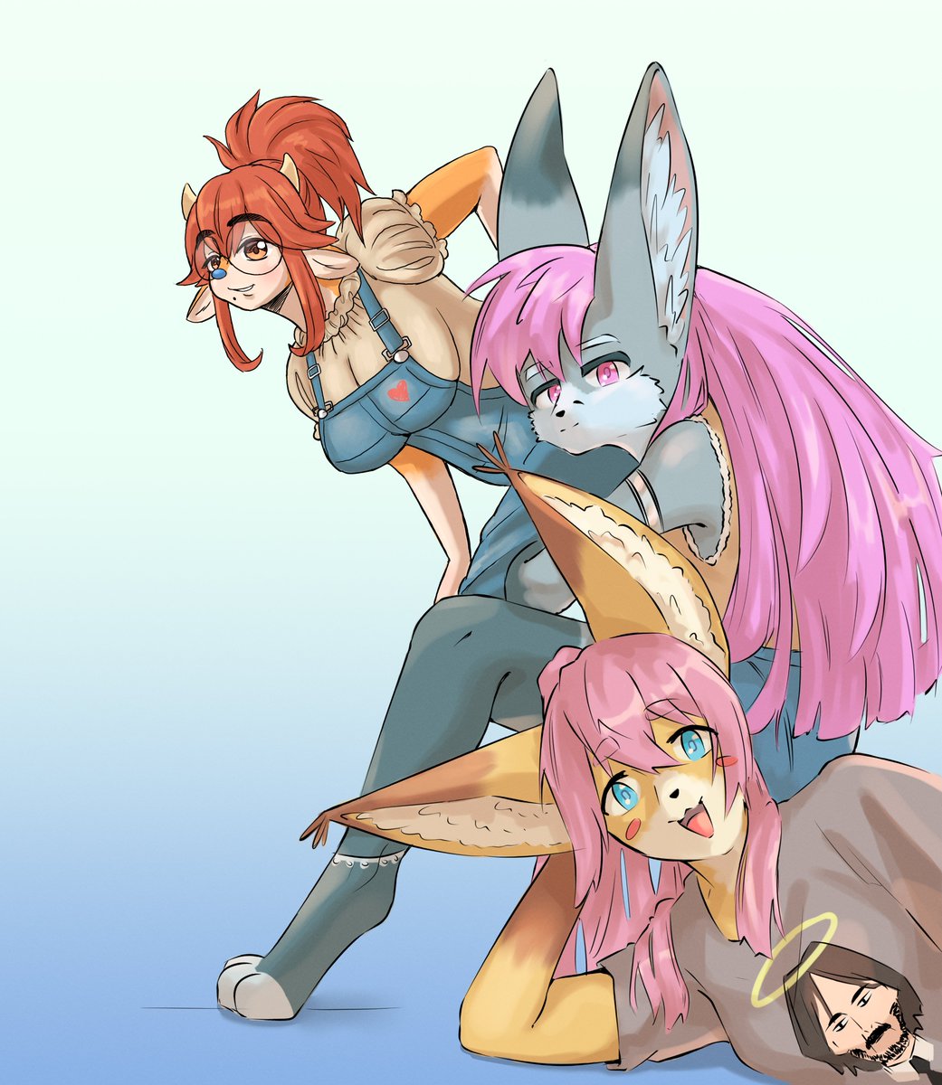 dalelebi's tweet photo. Furry girl trio of Halya, Milese and Kenny💅

Drawpile session with @BlindWeeb https://t.co/OuIr9bWdvi