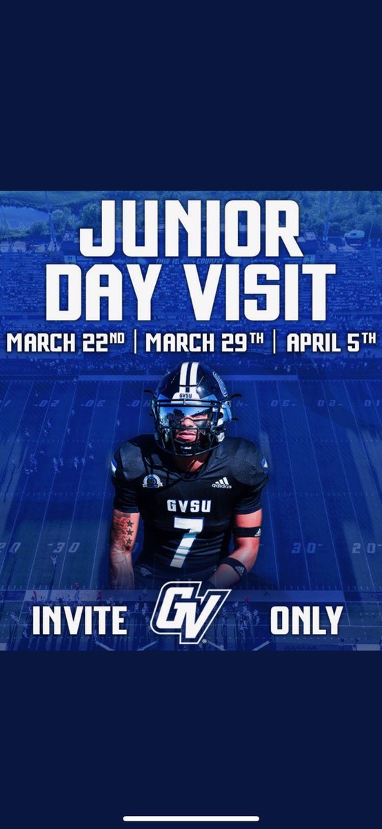 Thank you Coach Olson for the invite, can’t wait to be back in the 616! ⚓️⬆️<a href="/OLMafia/">OL MAFIA</a> <a href="/CoachOlsonGVSU/">Coach Ryan Olson</a> @CoachMurphCSPE <a href="/SandburgEagles/">Sandburg Eagles Football</a>