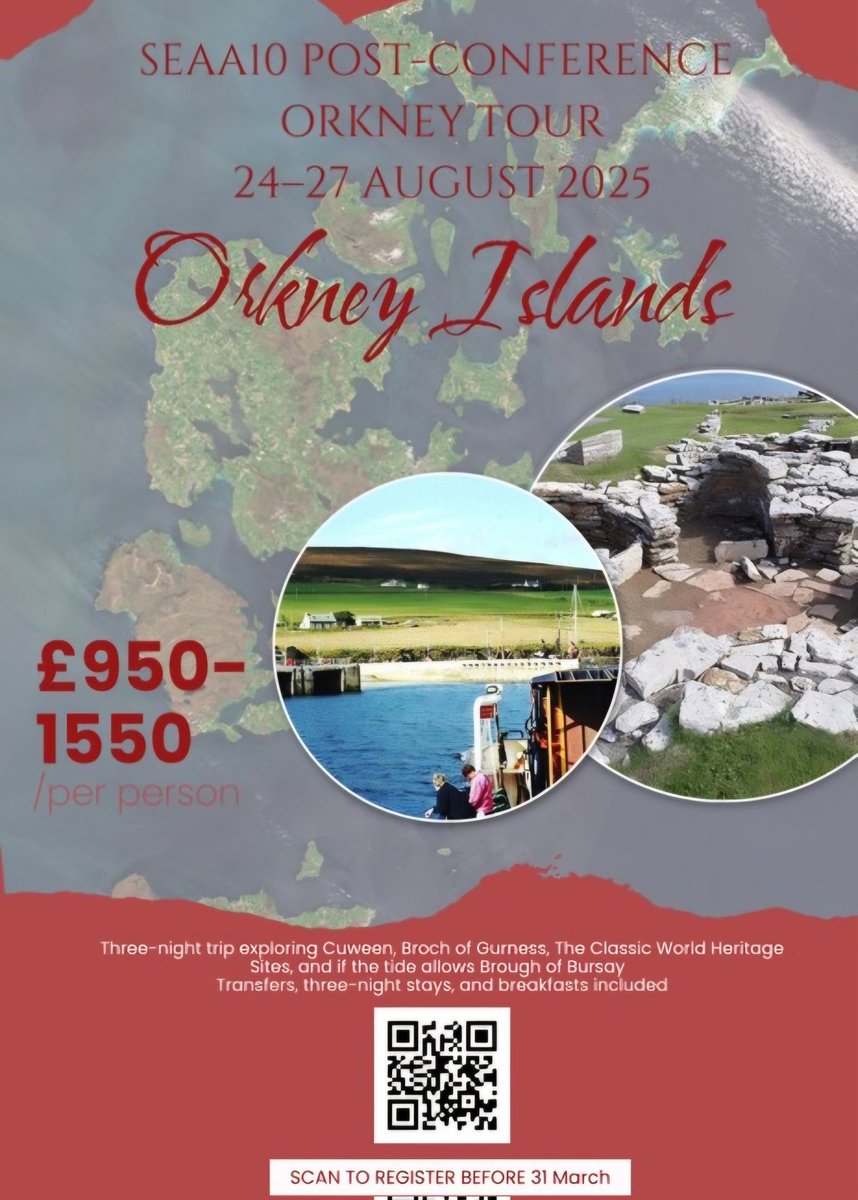 SEAA10 post Conference tour registration ends March 31. Below are links to sign up for the four available tours. Please sign up if you are interested.