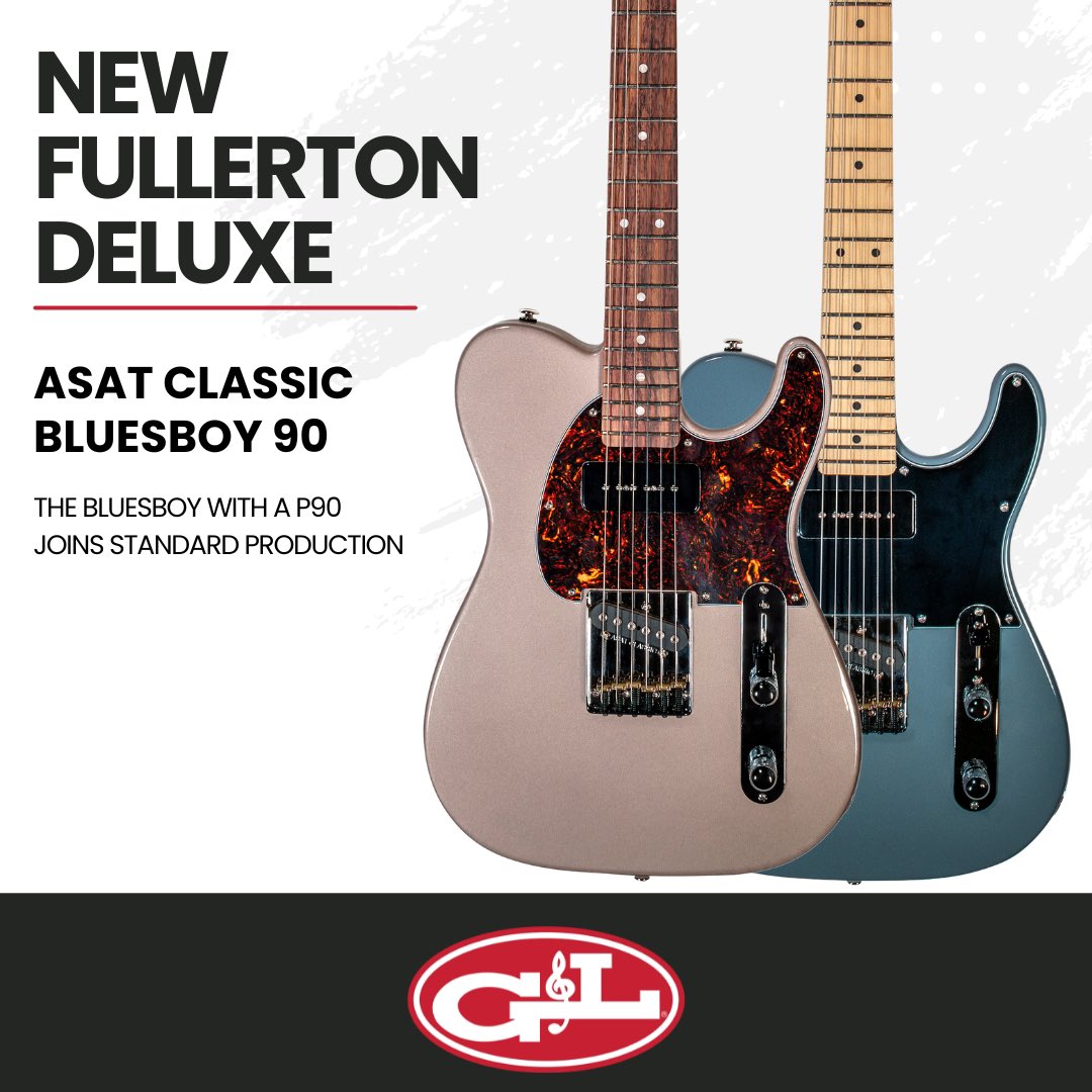 GandLGuitars's tweet photo. The G&L ASAT Classic Bluesboy 90 has joined the Fullerton Deluxe range of Made-in-Fullerton instruments.
#ASATguitar #ASATclassic #LeoFender #CityofFullerton #MadeinUSA https://t.co/ahaEpJj5Cj
