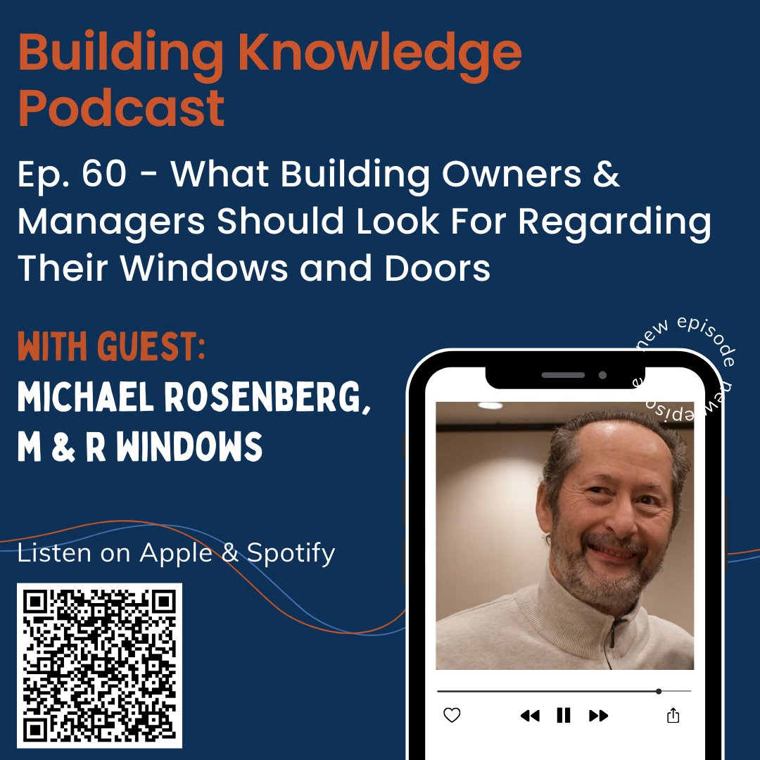 BRIWestchester's tweet image. 🚪🪟 Is your building ready for spring?  

Michael Rosenberg of M &amp;amp; R Windows shares tips on inspecting windows and doors, common post-winter issues, repair timelines, energy-efficient products, and 2025 building trends.  

Listen now: tinyurl.com/2x43vjum

#BuildingKnowledge