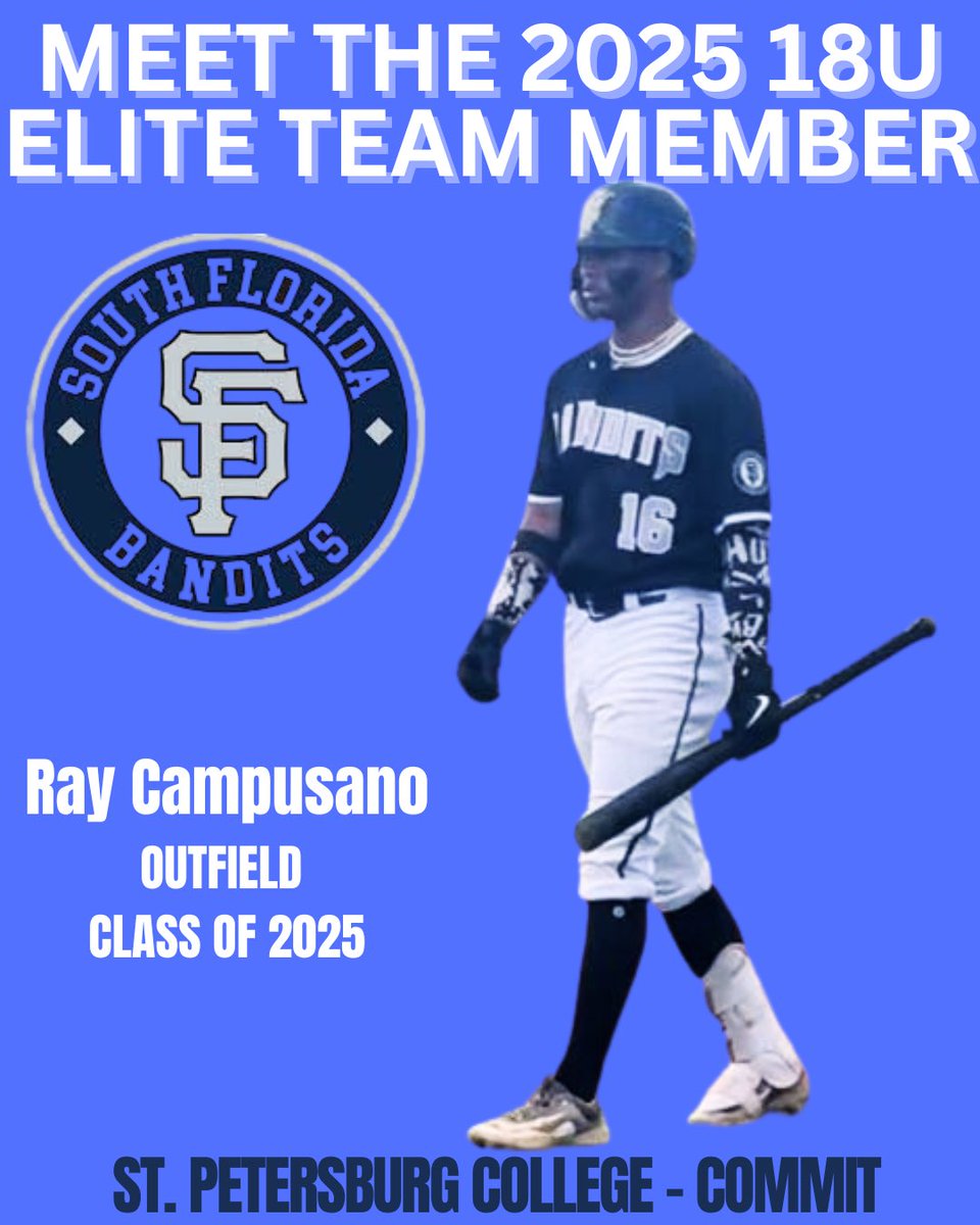 SFBanditsBSB's tweet photo. Going to be exciting summer for the Bandits we will be releasing a new addition to our roster every day big things ahead https://t.co/9fQnNZW6Vv