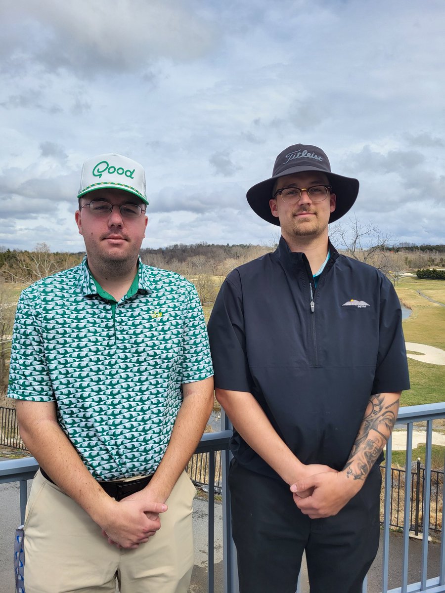 BlueRidgeShadow's tweet image. Congrats to Brandon Davis and Brandon Griffith on winning the 2025 Shamrock Shamble here at BRSGC this past weekend! They battled the weather and 42 other teams and shot a 6 under par 66 to take home the title! Way to go guys! #golf #GolfOuting #GolfTournament #stpattysday