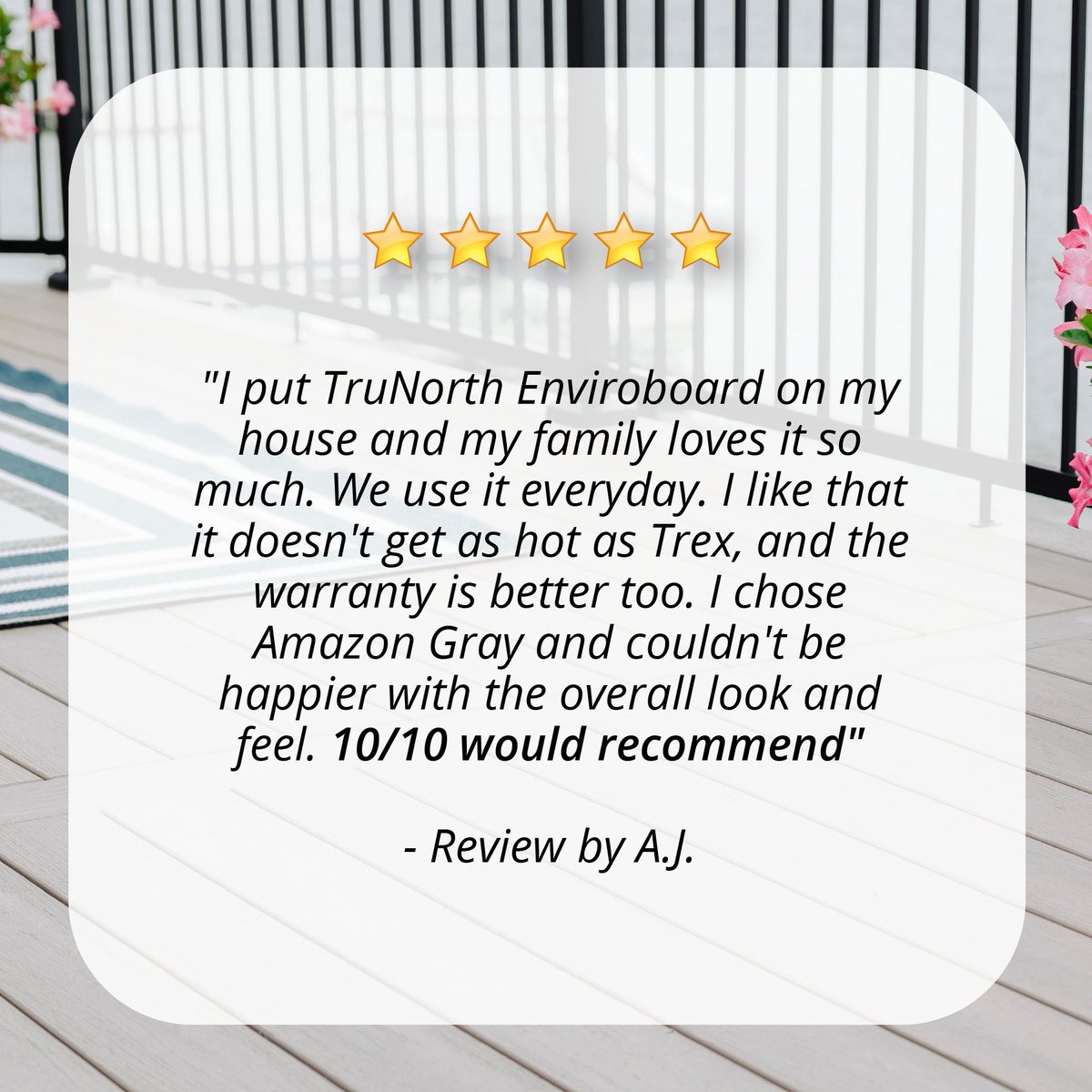 Hear straight from the customers who love our products! See their experiences and why they chose TruNorth. 🏡✨

#Testimonials #CustomerFeedback #CustomerReviews