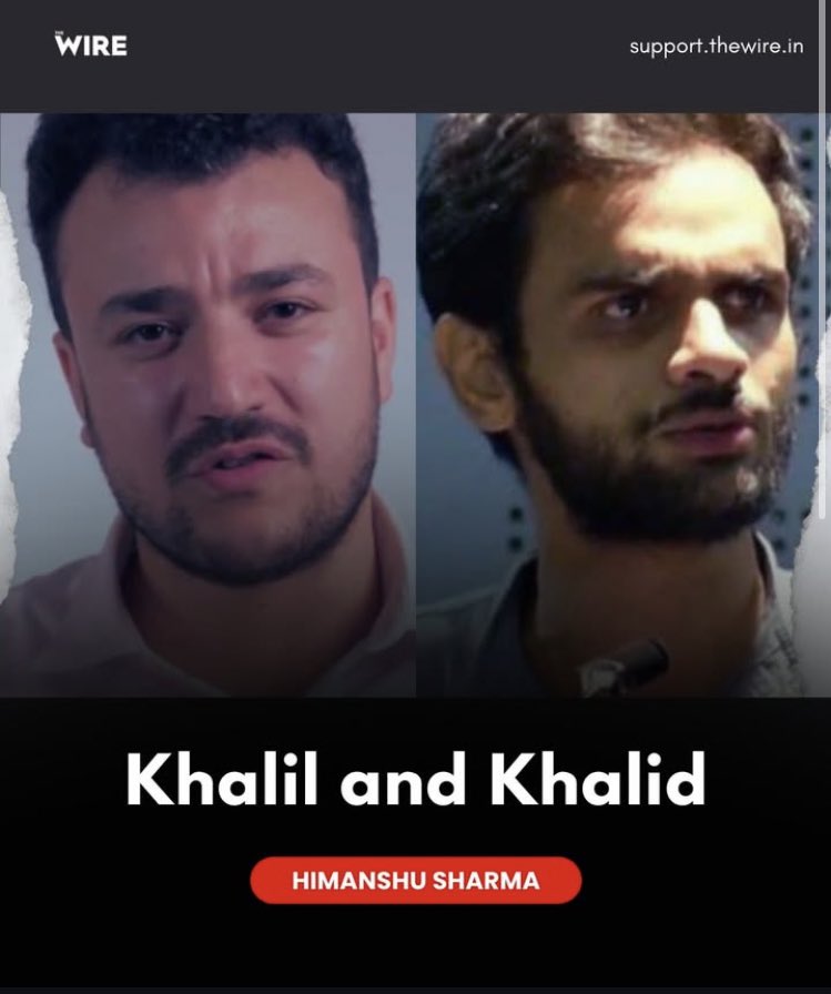 FreeUmarKhalid1's tweet image. The parallels between these two young men extend beyond their quandary and religion. Both are intellectuals – men of thought and action, whose activism stems not from personal gain but from a deep-seated commitment to justice. #mahmoud_khalil #UmarKhalid 

m.thewire.in/article/rights…