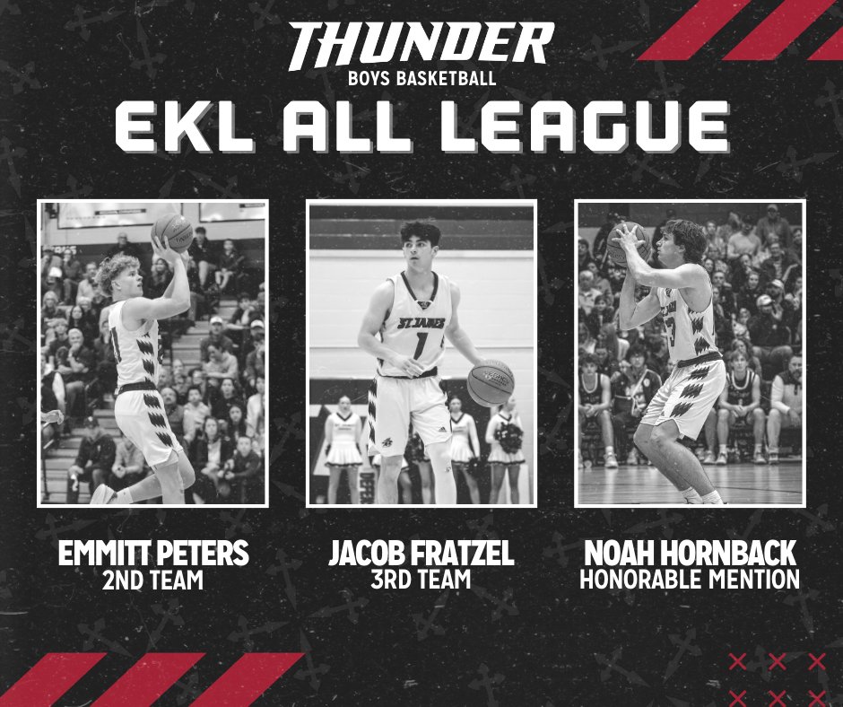 St. James Thunder Athletics & Activities (@sja_gameday) on Twitter photo Boys Varisty Basketball🏀⚡️
Congrats to our athletes who made All-EKL Teams!
#GoThunder x <a href="/sjamensbball/">SJA Basketball</a> Boys Varisty Basketball🏀⚡️
Congrats to our athletes who made All-EKL Teams!
#GoThunder x <a href="/sjamensbball/">SJA Basketball</a>