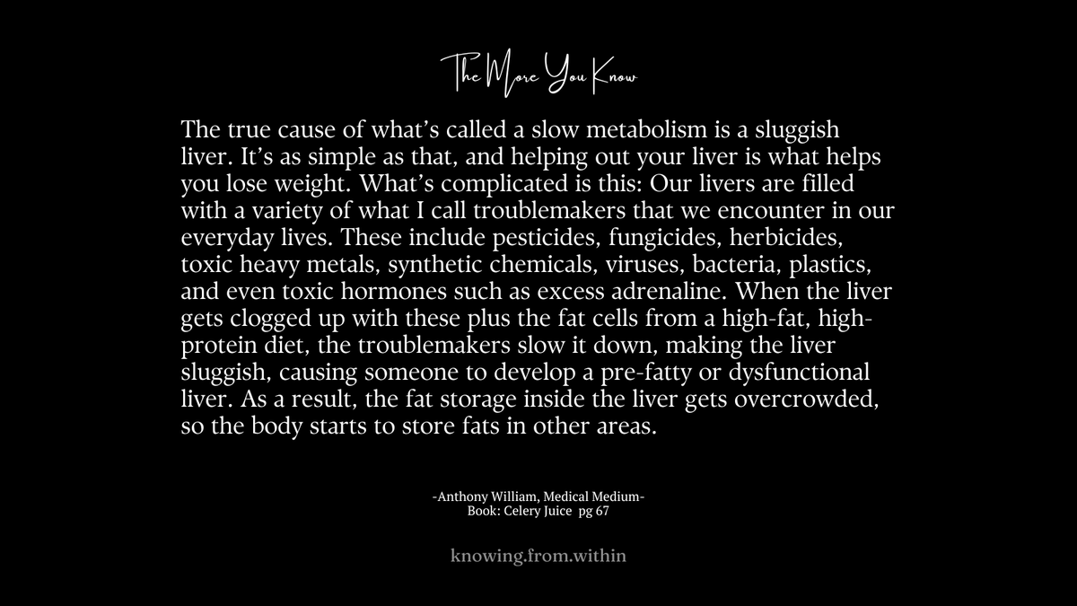 Weight gain is not because of a slow metabolism.