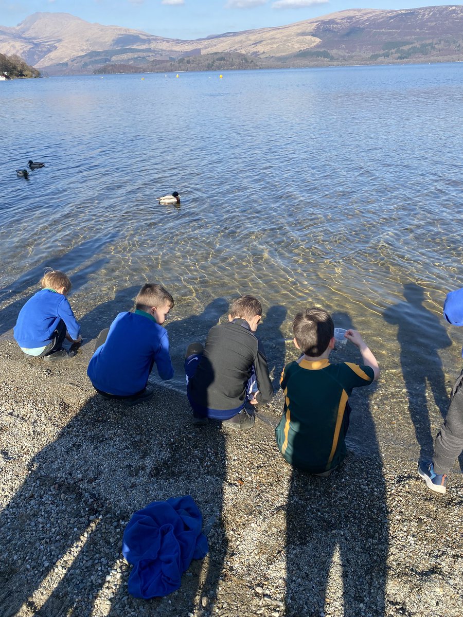 lussprimary's tweet image. What happens to life below water if we pollute our rivers and lochs ? Today we have combined our Maths with Science as we set out to investigate. @GlobalGoalsUN
