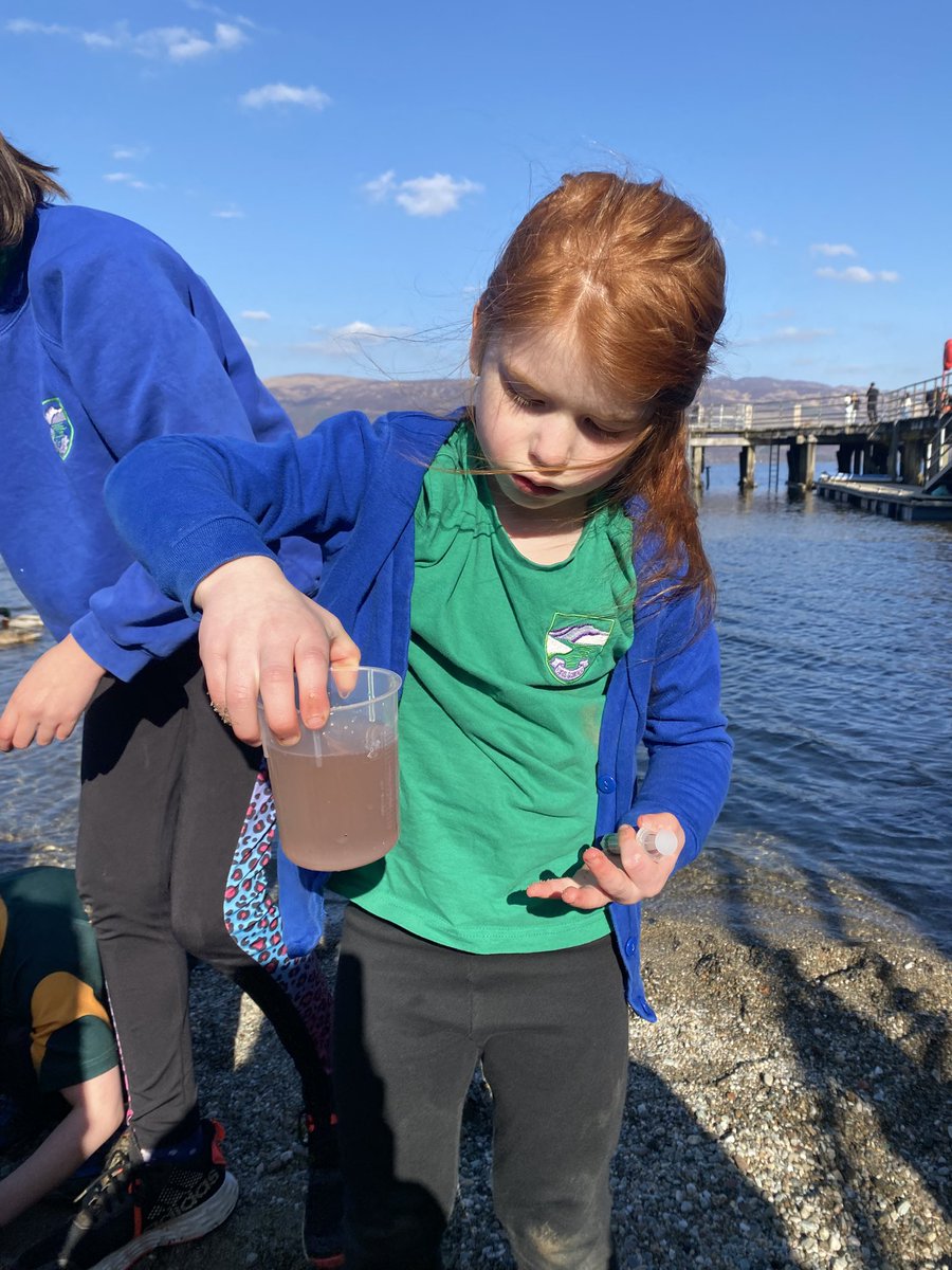 lussprimary's tweet image. What happens to life below water if we pollute our rivers and lochs ? Today we have combined our Maths with Science as we set out to investigate. @GlobalGoalsUN