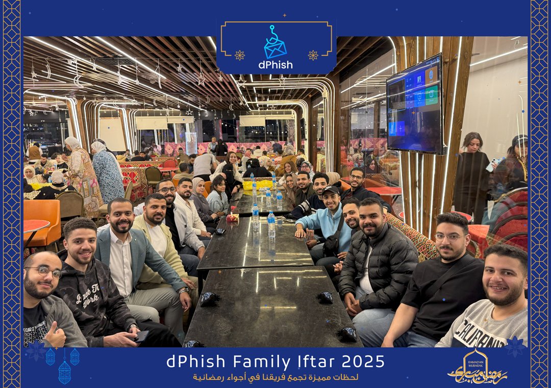 إفطار عائلة dPhish 🌙✨

لأننا أكثر من مجرد فريق، نحن عائلة يجمعها الشغف والتعاون💙🤍

#dPhish_Family #رمضان_يجمعنا #Iftar_Together #RamadanMubarak
