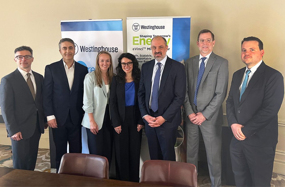 Westinghouse Nuclear (@wecnuclear) on Twitter photo We have signed our first agreement with <a href="/urencoglobal/">Urenco Global</a> to support fuel for our eVinci™ microreactor. Urenco will provide enrichment of high-assay low-enrichment uranium (HALEU) for 5 years of deployment for our microreactor. Read more: info.westinghousenuclear.com/news/westingho… We have signed our first agreement with <a href="/urencoglobal/">Urenco Global</a> to support fuel for our eVinci™ microreactor. Urenco will provide enrichment of high-assay low-enrichment uranium (HALEU) for 5 years of deployment for our microreactor. Read more: info.westinghousenuclear.com/news/westingho…