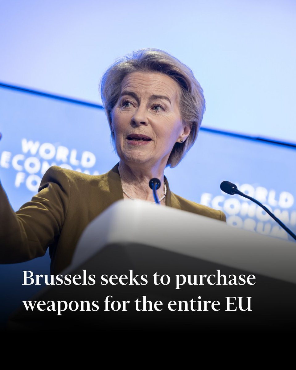 FT's tweet photo. The European Commission is seeking to set up collective arms purchasing for the entire bloc, in what would represent a significant transfer of power to Brussels https://t.co/ipa6nhz683 https://t.co/sP64eh8hs4